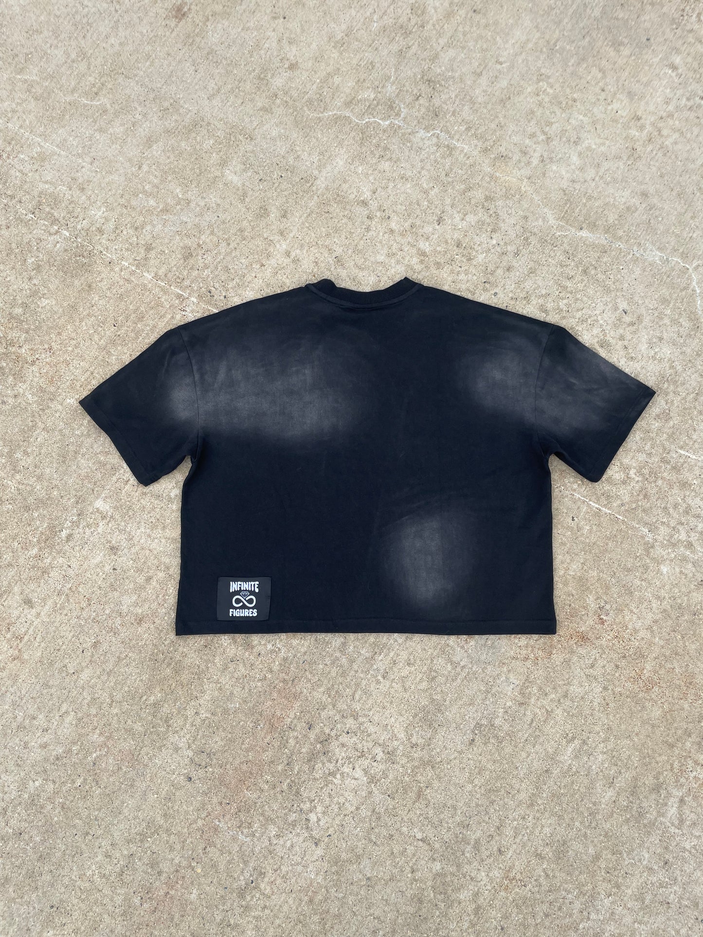 BLACK INFINITE TEE